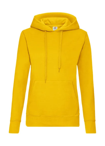  Klasični ženski hoodie, 280 g/m² - Fruit of the Loom Sunflower