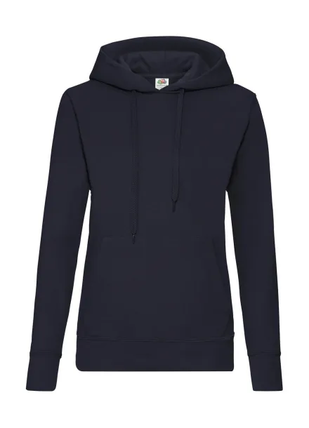  Ladies Classic Hooded Sweat - Fruit of the Loom Deep Navy