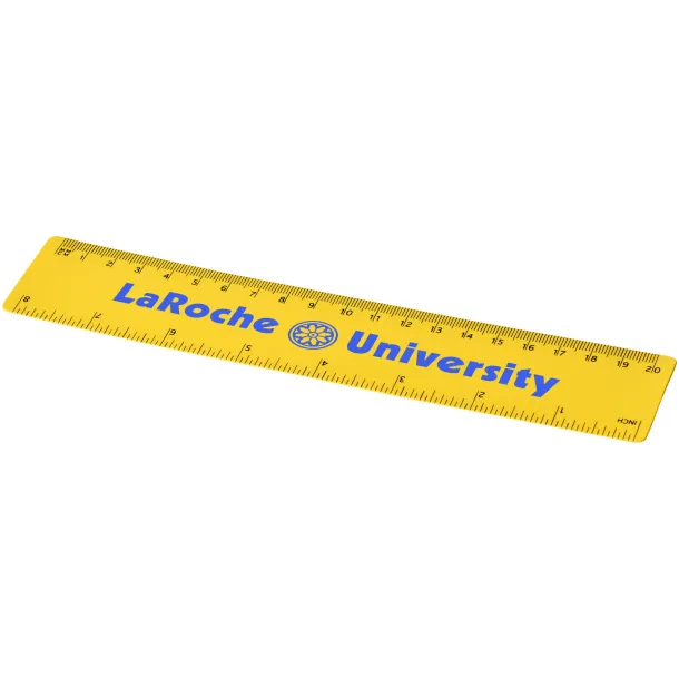 Rothko 20 cm plastic ruler - Unbranded Yellow