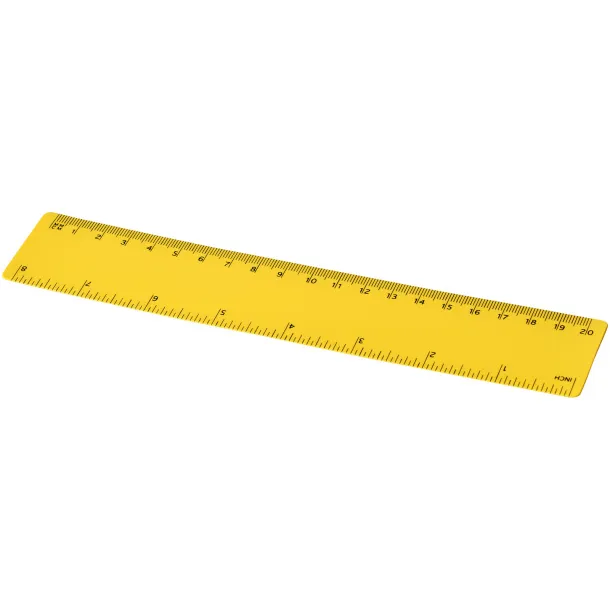 Rothko 20 cm plastic ruler - Unbranded Yellow