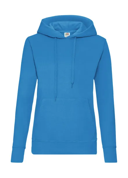  Klasični ženski hoodie, 280 g/m² - Fruit of the Loom Azure Blue