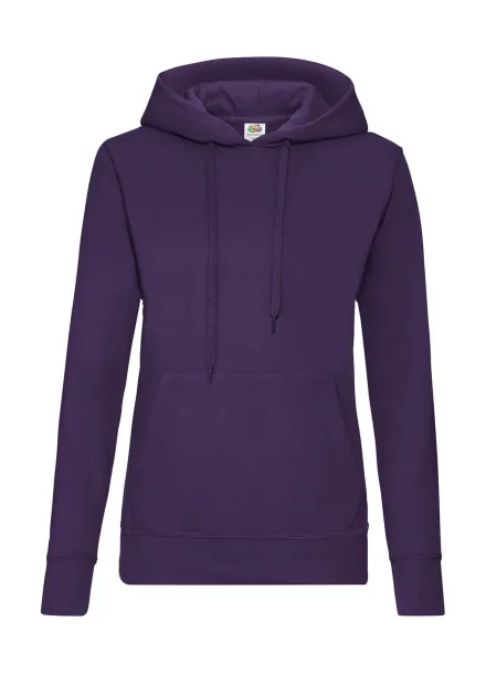  Klasični ženski hoodie, 280 g/m² - Fruit of the Loom Ljubičasta