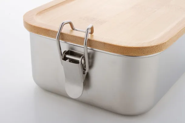 Bambento lunch box Silver