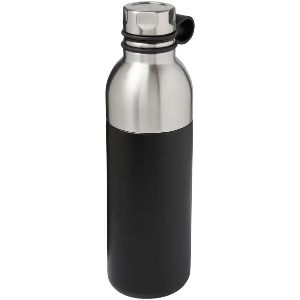 Koln 590 ml copper vacuum insulated sport bottle Solid black