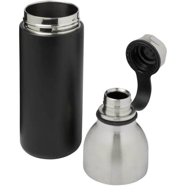 Koln 590 ml copper vacuum insulated sport bottle Solid black