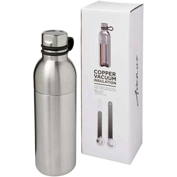 Koln 590 ml copper vacuum insulated sport bottle - Unbranded Silver