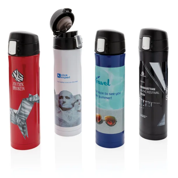  RCS Re-steel easy lock vacuum flask - XD Collection Black 