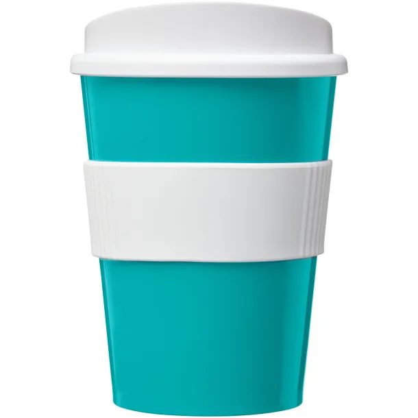 Americano® medio 300 ml tumbler with grip Aqua blue White