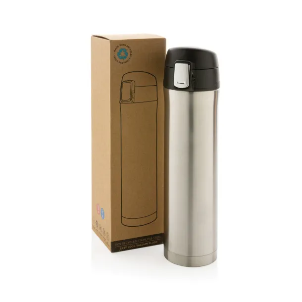  RCS Re-steel easy lock vacuum flask - XD Collection Silver 