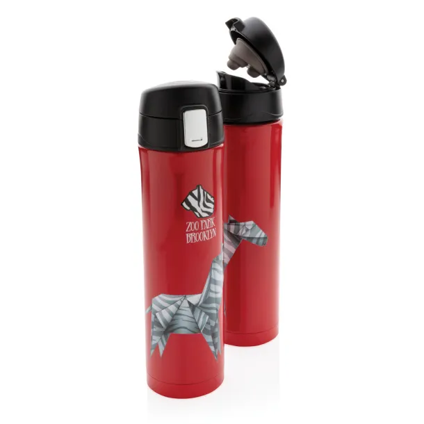  Vakuum boca od RCS r-čelika, 450 ml - XD Collection Crvena