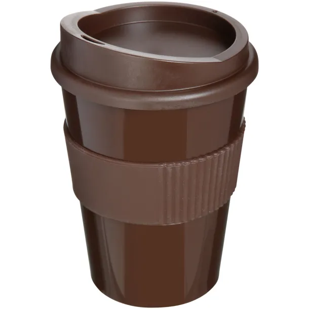 Americano® medio 300 ml tumbler with grip - Unbranded Brown