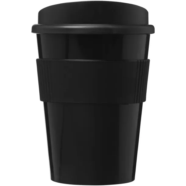 Americano® medio 300 ml tumbler with grip - Unbranded Solid black