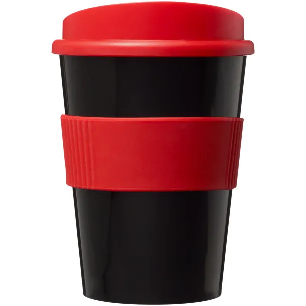 Americano® medio 300 ml tumbler with grip - Unbranded Solid black Red