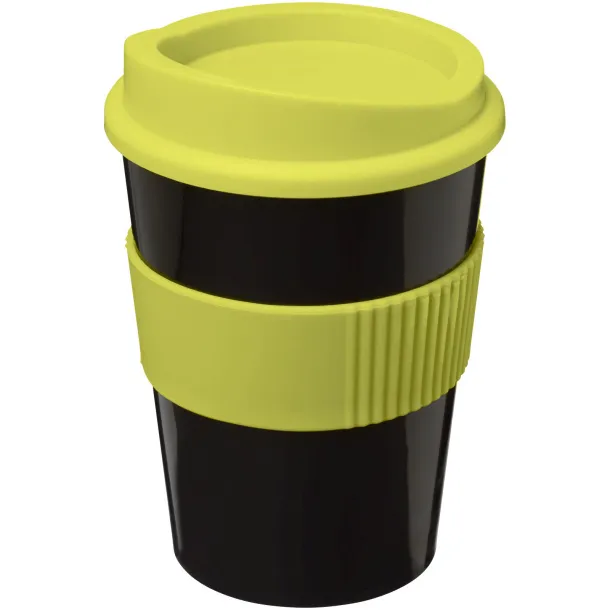 Americano® medio 300 ml tumbler with grip - Unbranded Solid black Lime