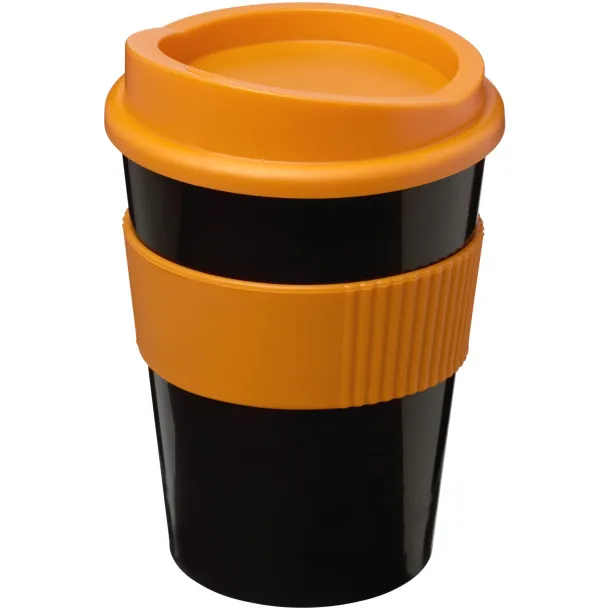 Americano® medio 300 ml tumbler with grip - Unbranded Solid black Orange