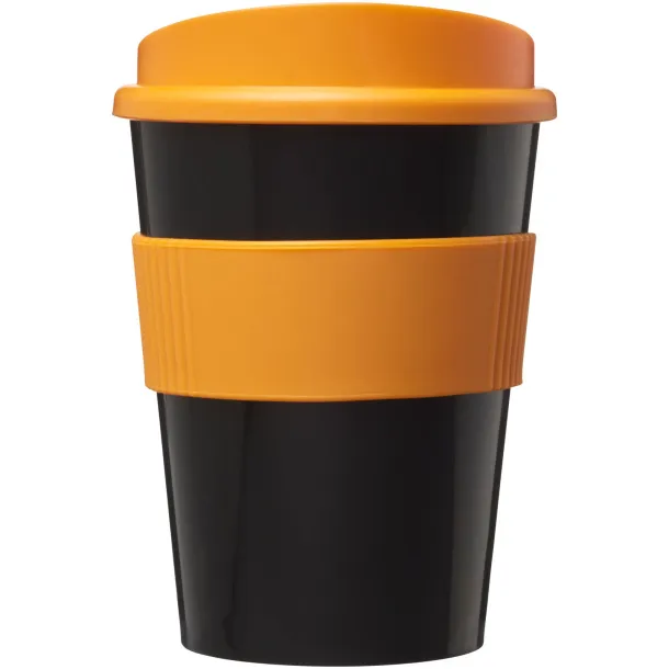 Americano® medio 300 ml tumbler with grip Solid black Orange