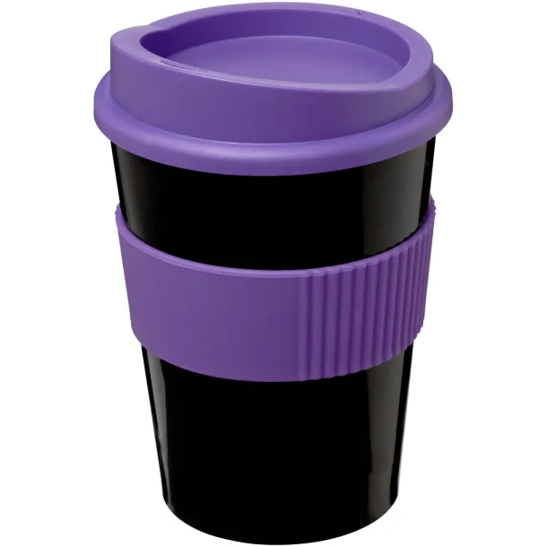 Americano® medio 300 ml tumbler with grip - Unbranded Solid black Purple