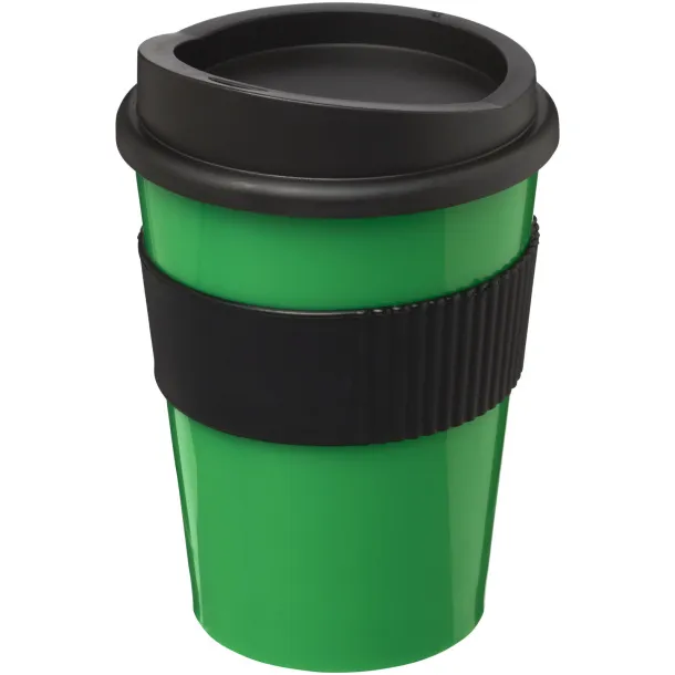 Americano® medio 300 ml tumbler with grip - Unbranded Green Solid black