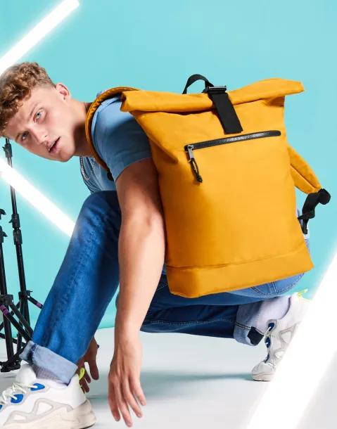  Roll-top ruksak od recikliranog poliestera, 15.6'' - Bagbase