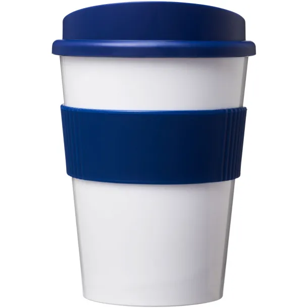 Americano® medio 300 ml tumbler with grip - Unbranded White Blue