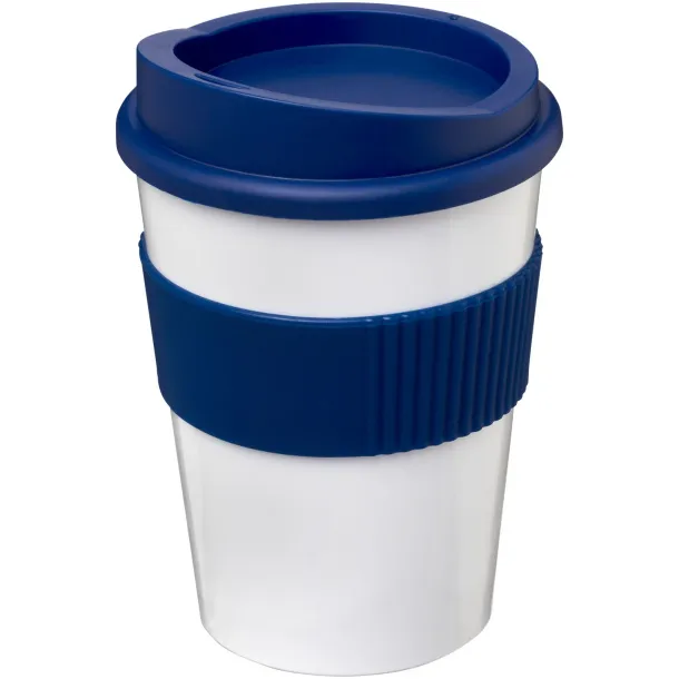 Americano® medio 300 ml tumbler with grip - Unbranded White Blue