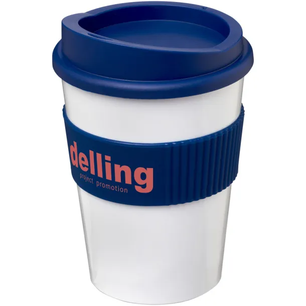 Americano® medio 300 ml tumbler with grip White Blue