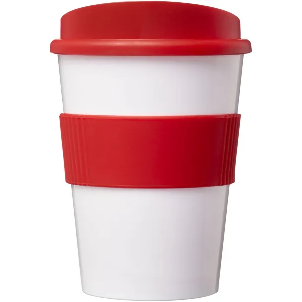 Americano® medio 300 ml tumbler with grip - Unbranded White Red