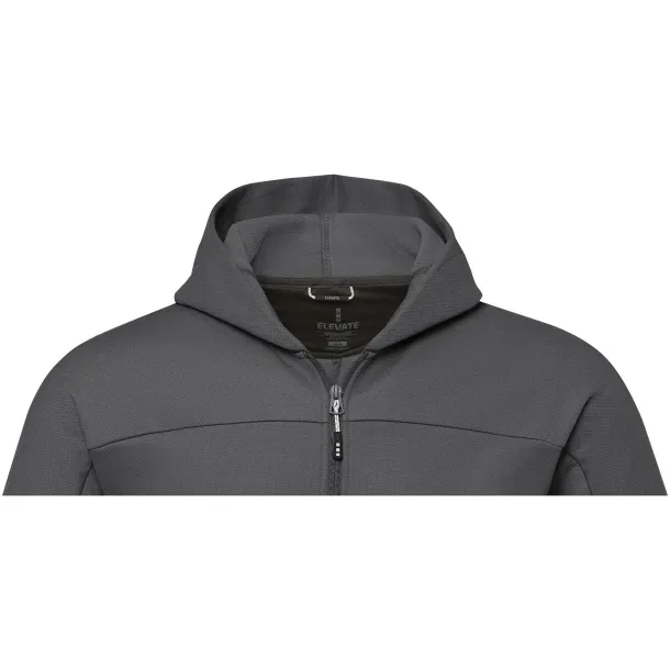 Nubia men's performance full zip knit jacket - Elevate Life Storm grey