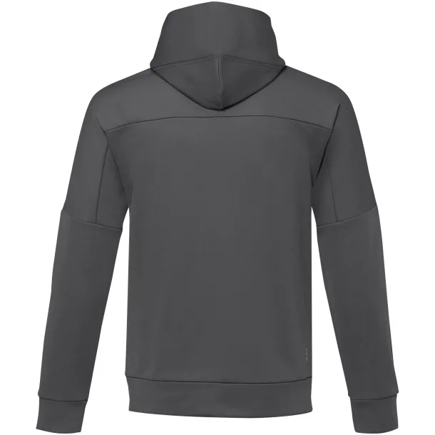 Nubia men's performance full zip knit jacket - Elevate Life Storm grey