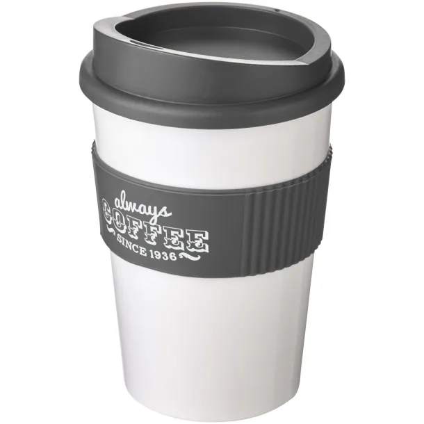 Americano® medio 300 ml tumbler with grip - Unbranded White Grey