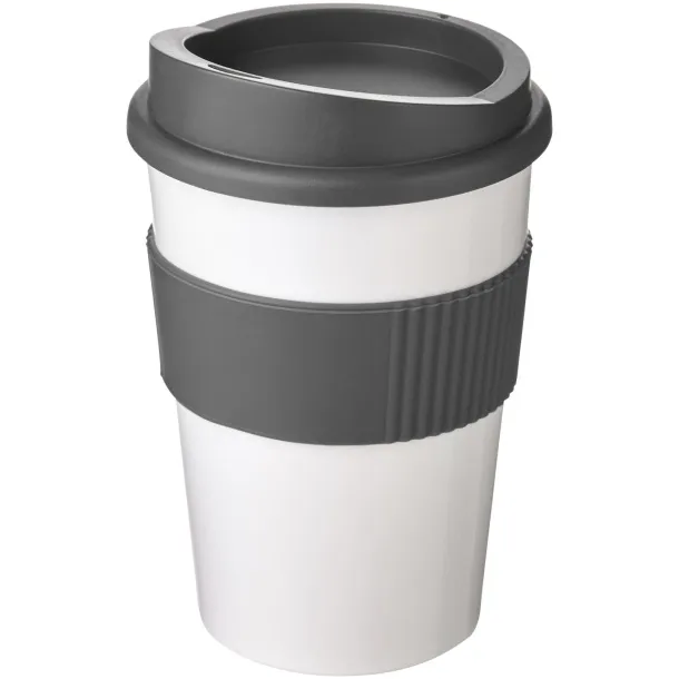 Americano® medio 300 ml tumbler with grip - Unbranded White Grey