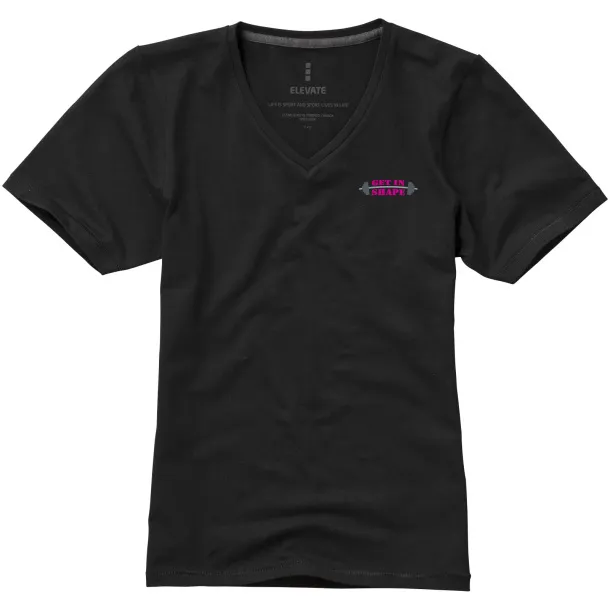Kawartha short sleeve women's GOTS organic t-shirt - Elevate NXT Crna