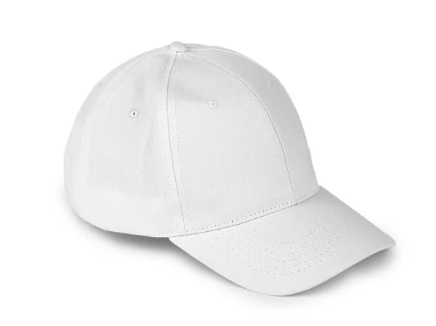 SCOUT 6 panel cotton cap - EXPLODE White