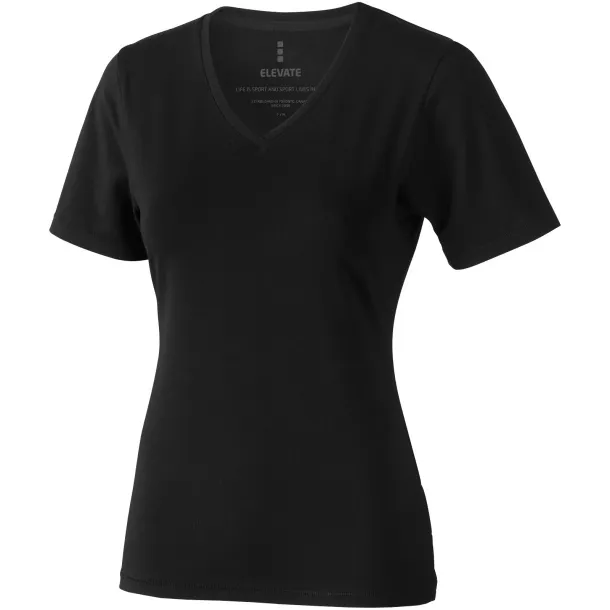 Kawartha short sleeve women's GOTS organic t-shirt - Elevate NXT Crna