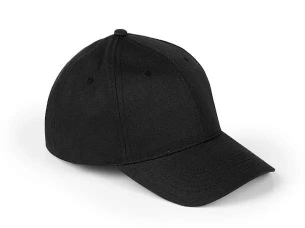 SCOUT 6 panel cotton cap - EXPLODE Black