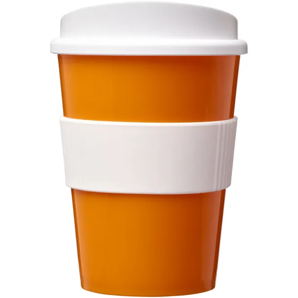 Americano® medio 300 ml tumbler with grip - Unbranded Orange White