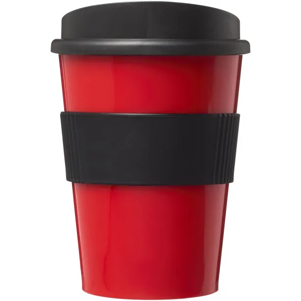 Americano® medio 300 ml tumbler with grip Red Solid black