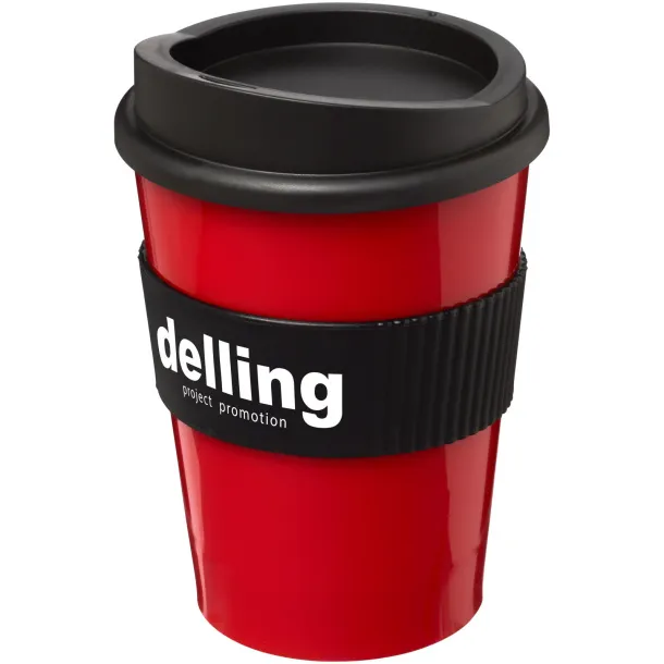 Americano® medio 300 ml tumbler with grip Red Solid black