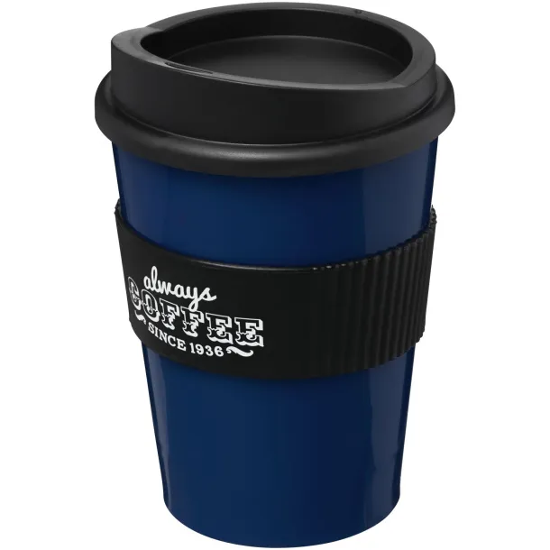 Americano® medio 300 ml tumbler with grip - Unbranded Blue Solid black