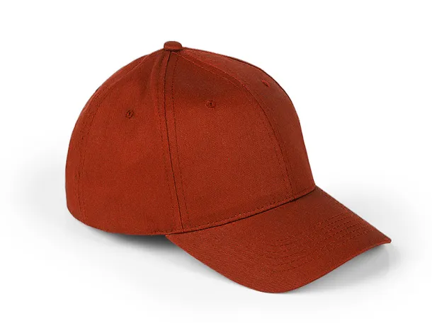 SCOUT 6 panel cotton cap - EXPLODE Red