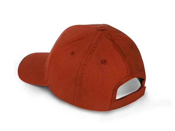 SCOUT 6 panel cotton cap - EXPLODE Red