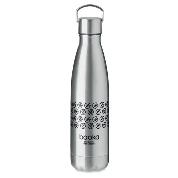 ARCTIC Double wall bottle 500ml Matt Silver