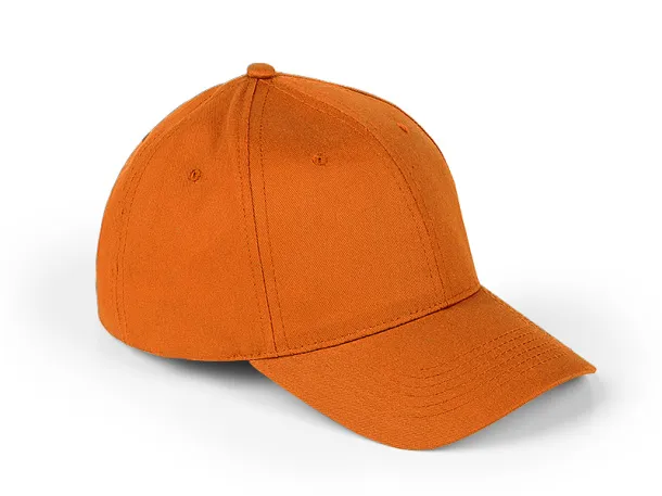 SCOUT 6 panel cotton cap - EXPLODE Orange