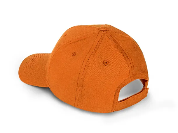 SCOUT 6 panel cotton cap - EXPLODE Orange