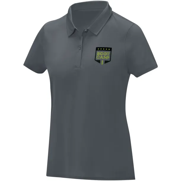 Deimos short sleeve women's cool fit polo - Elevate Essentials Storm grey