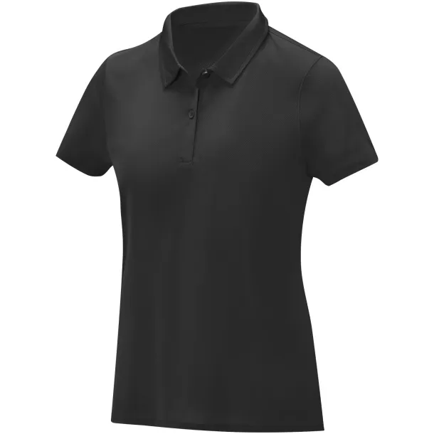 Deimos short sleeve women's cool fit polo - Elevate Essentials Solid black