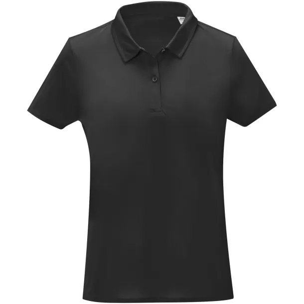 Deimos short sleeve women's cool fit polo - Elevate Essentials Solid black