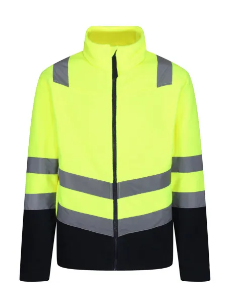  Pro Hi Vis 250 Fleece - Regatta High Visibility Yellow Navy