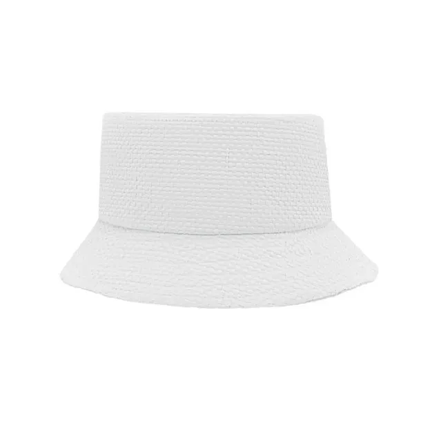 BILGOLA+ Paper straw bucket hat White