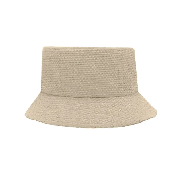 BILGOLA+ Paper straw bucket hat Beige